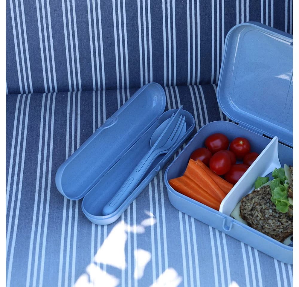 KOZIOL KLIKK READY Besteck-Set mit Tragebox Blau - Bild 5