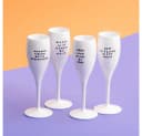 KOZIOL Sektglas CHEERS No. 1 4-tlg. Kunststoff Transparent Bild 1