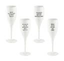 KOZIOL Sektglas CHEERS No. 1 4-tlg. Kunststoff Transparent Bild 2