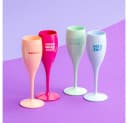 KOZIOL Sektglas CHEERS No. 1 COLOR UP 4-tlg. Kunststoff bunt Bild 1