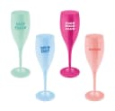 KOZIOL Sektglas CHEERS No. 1 COLOR UP 4-tlg. Kunststoff bunt Bild 2