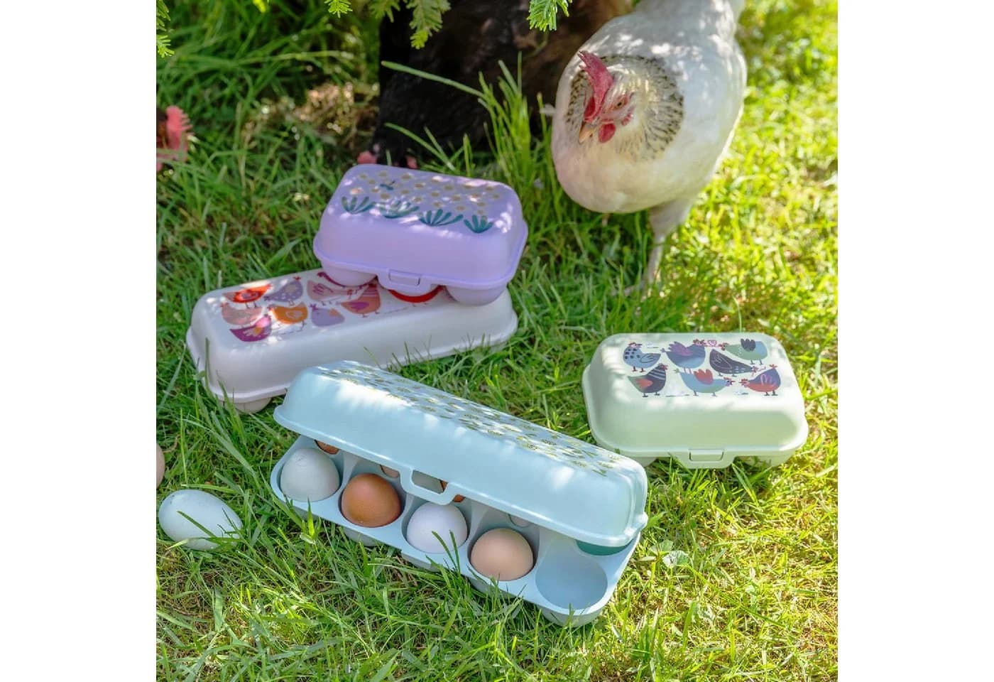 KOZIOL Eggs To Go Mini Eierbox Kunststoff