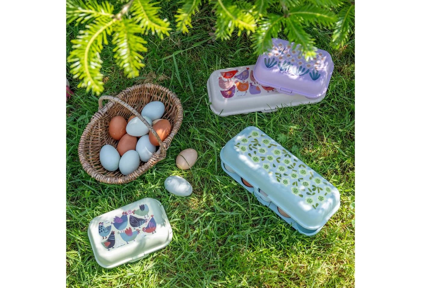 Koziol Eierkorb Eggs To Go Mini Eierbox Grün Kunststoff - Bild 3