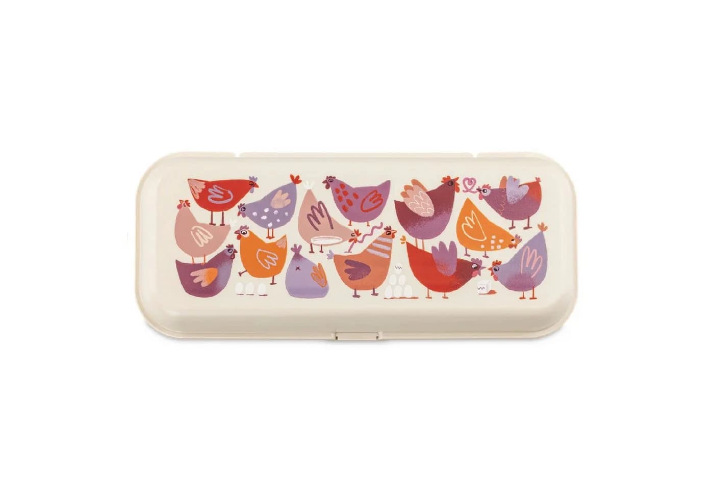 KOZIOL Eierbox Eggs To Go Beige Kunststoff 10er