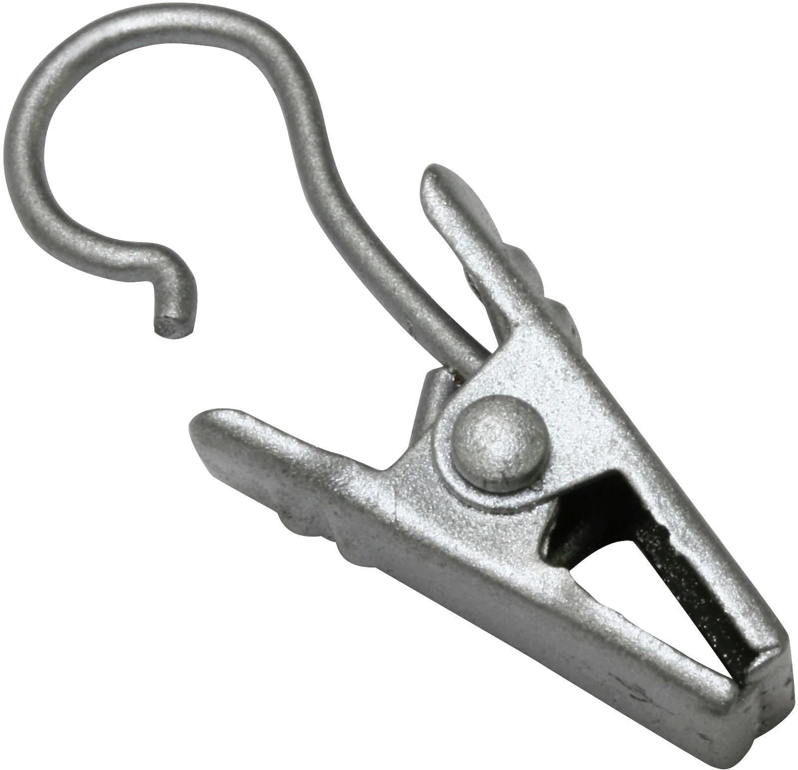 GARDINIA Clipshaken Metall 10er Set Silber - Bild 3
