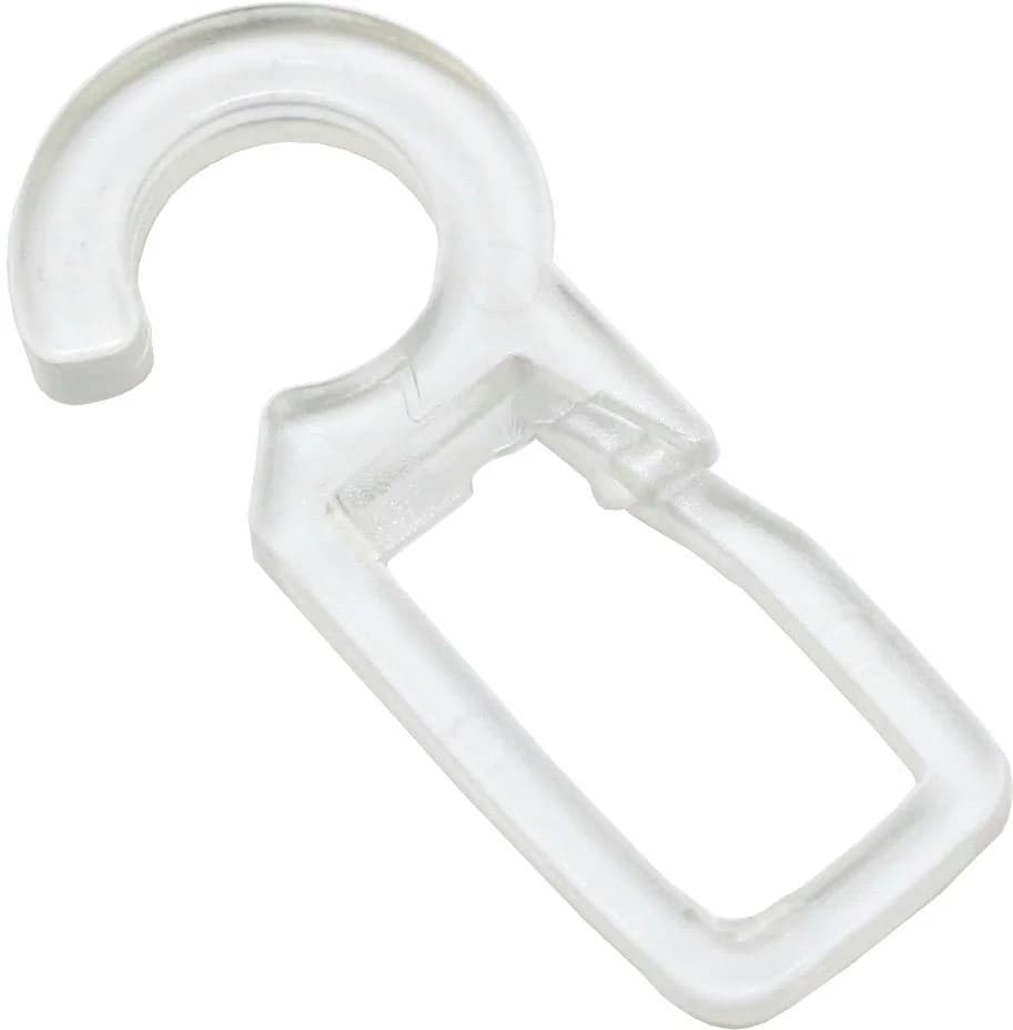 GARDINIA Faltenclip Gardinenhaken Kunststoff transparent 10 Stk. - Bild 2