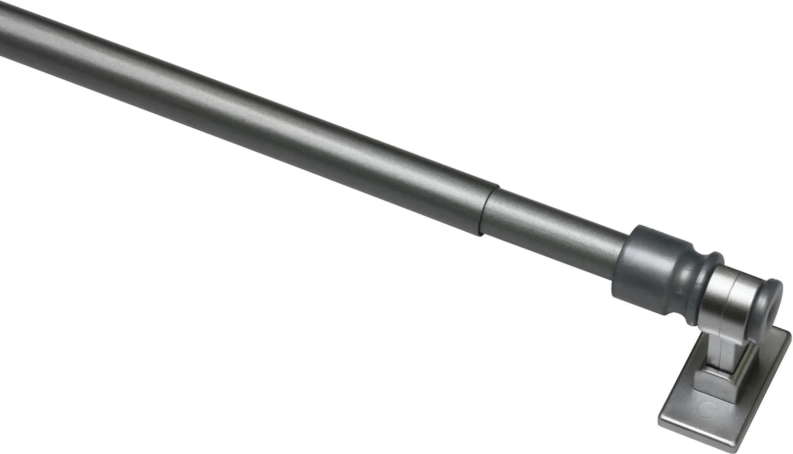GARDINIA Cafehausstange Metall Scheibenstange Silber 12mm - Bild 3