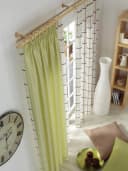 GARDINIA Gardinenstange Set Holz Beige 120cm Bild 3