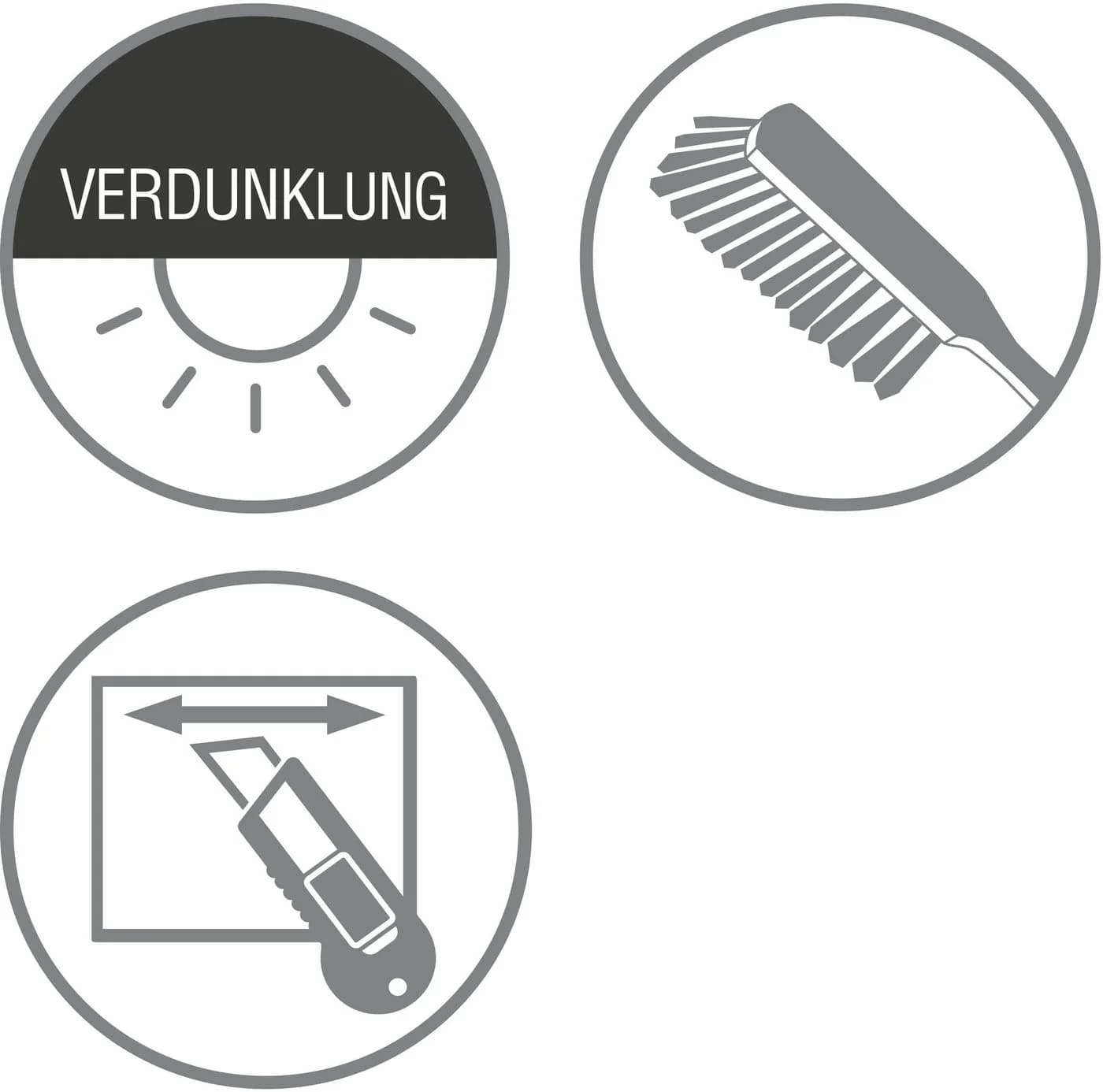 GARDINIA Seitenzugrollo Uni-Rollo Verdunkelung Weiß Polyester - Bild 5
