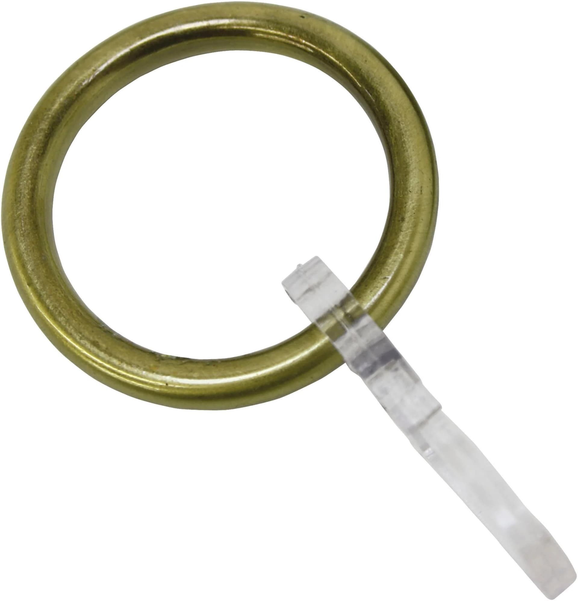 Gardinia Gardinenring Set 6-tlg. Messingfarben Metall