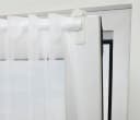 Gardinia Klemmträger Kunststoff/Metall Weiß/Silber für Vitragestangen Bild 3