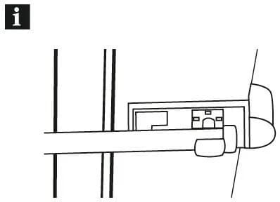 Gardinia Klemmträger Kunststoff/Metall Weiß/Silber für Vitragestangen - Bild 5