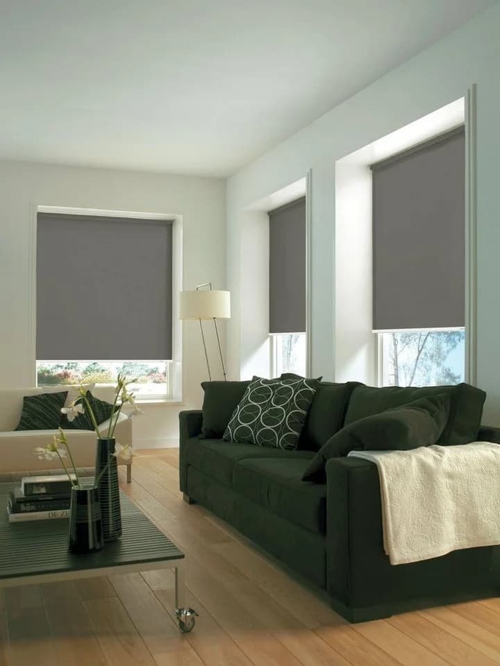 GARDINIA Seitenzugrollo Uni-Rollo Grau 52x180cm Polyester - Bild 4