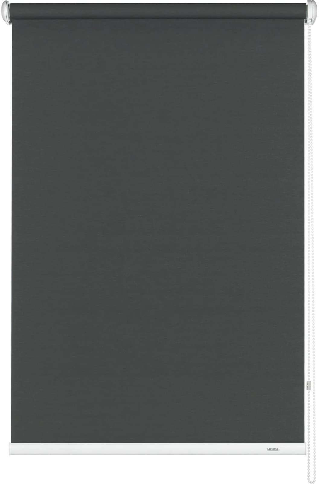 GARDINIA Seitenzugrollo Uni-Rollo Grau 112x180cm Polyester