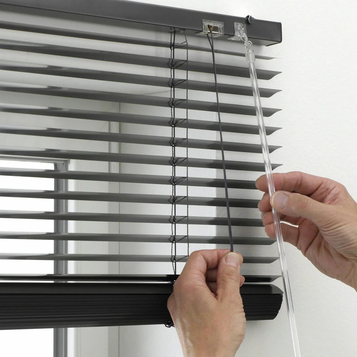 GARDINIA Aluminium-Jalousie 25 mm Grau