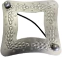 GARDINIA Dekoklammer Dekospange Raute Silber Metall Bild 1