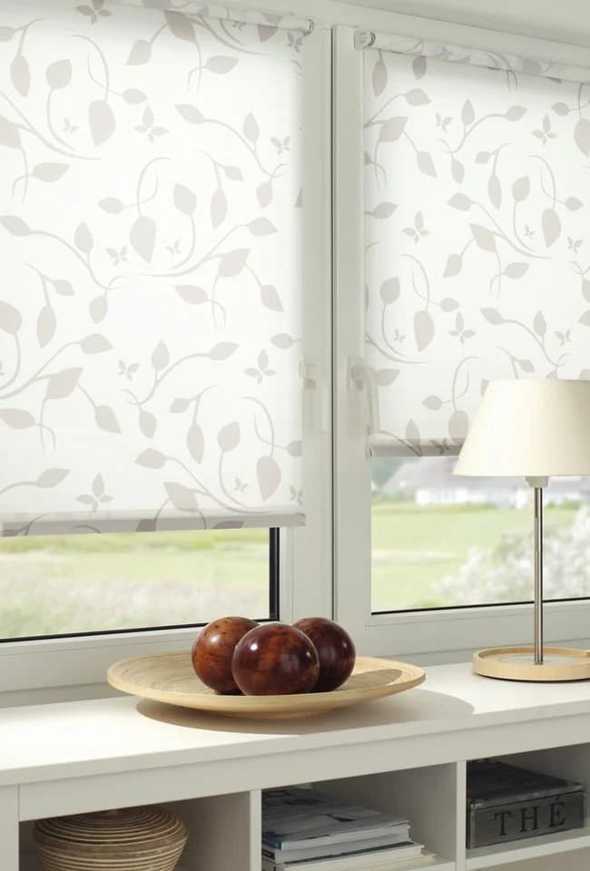 GARDINIA Seitenzugrollo EASYFIX blickdicht Klemmfix Scandinavian Motiv - Bild 3