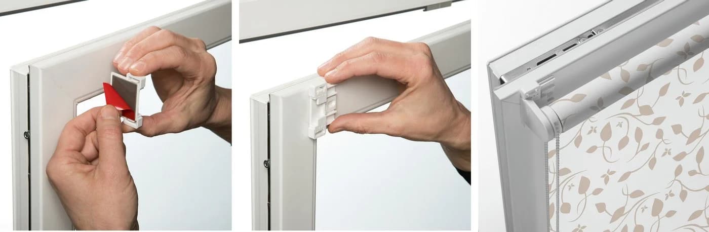 GARDINIA Seitenzugrollo EASYFIX blickdicht Klemmfix Scandinavian Motiv - Bild 4