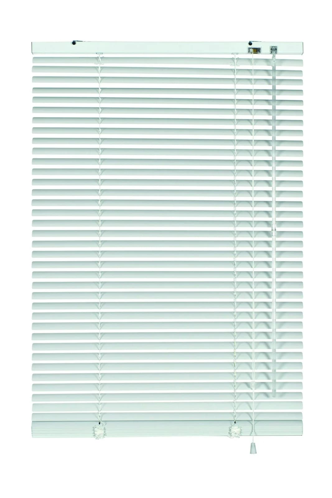 Jalousie aus Aluminium und Stahl, Weiß, 100x140cm