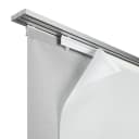 GARDINIA Paneelwagen mit Klettband und Rollen, silber, 60 cm Bild 1