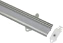 GARDINIA Paneelwagen mit Klettband und Rollen, silber, 60 cm Bild 2