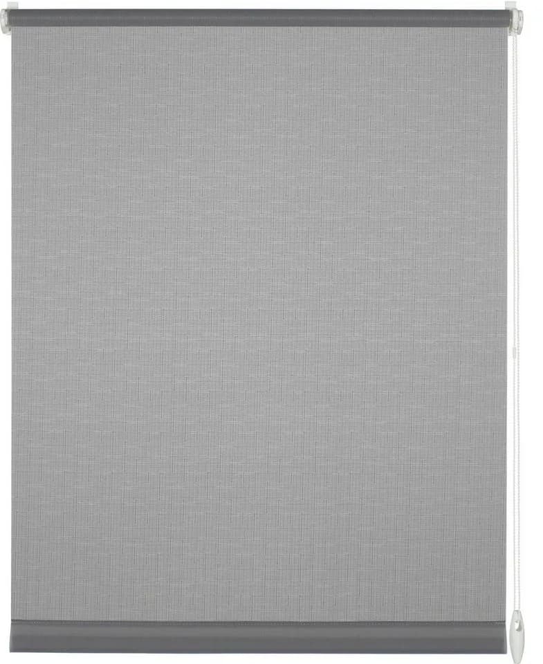 GARDINIA EASYFIX Rollo Uni Seitenzugrollo Hellgrau Polyester - Bild 2