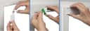 GARDINIA EASYFIX Rollo Uni Seitenzugrollo Hellgrau Polyester Bild 4