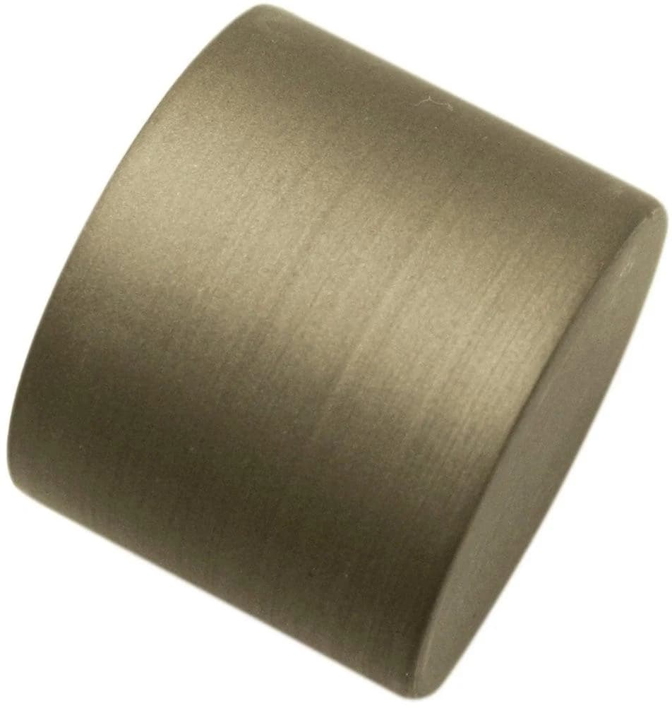 Gardinia Gardinenstangen-Endstück Endkappe Braun Metall