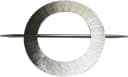 GARDINIA Dekoklammer Raffhalter Silber Metall Dekospange mit Stab Bild 1