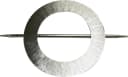 GARDINIA Dekoklammer Raffhalter Silber Metall Dekospange mit Stab Bild 2