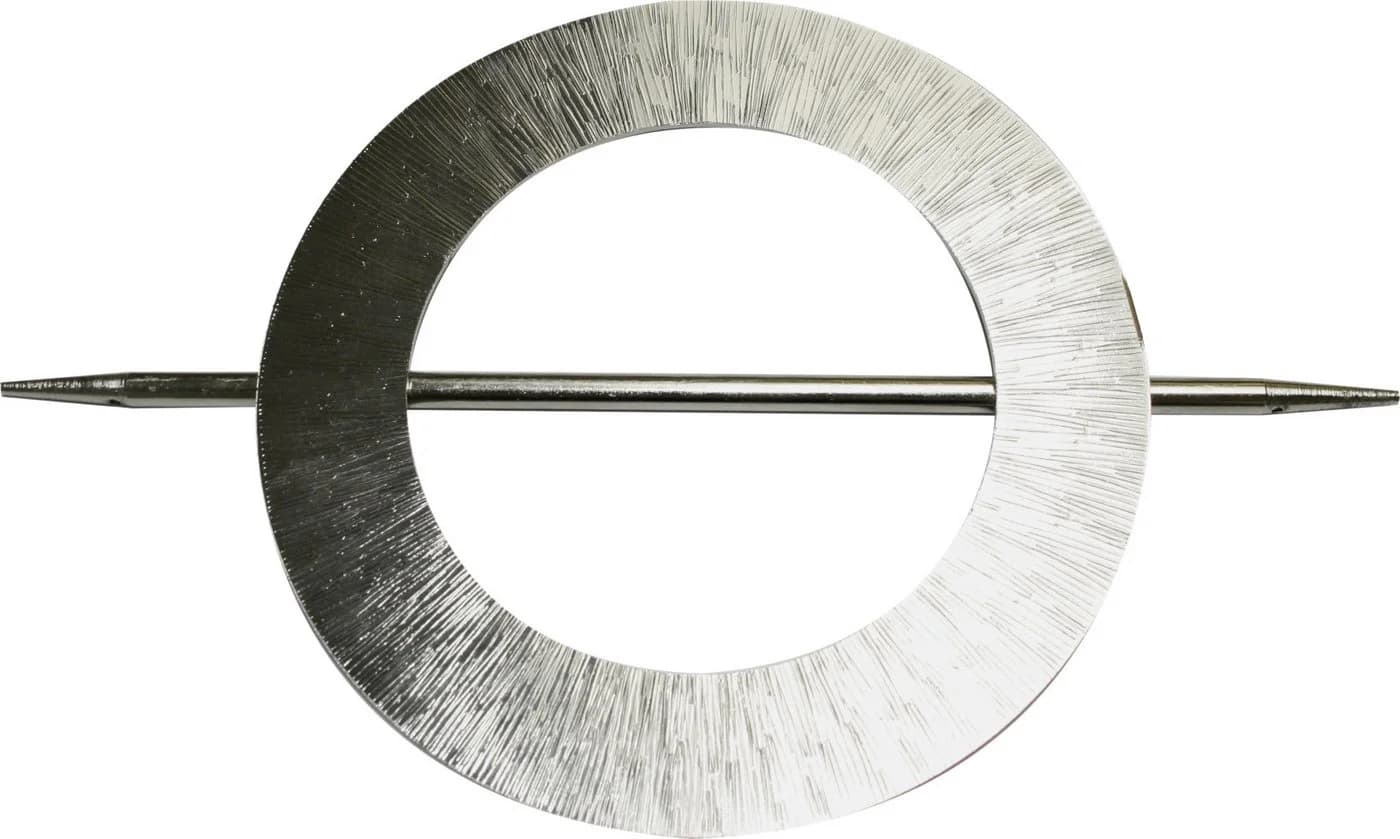 GARDINIA Dekoklammer Raffhalter Silber Metall Dekospange mit Stab - Bild 2
