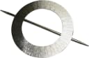 GARDINIA Dekoklammer Raffhalter Silber Metall Dekospange mit Stab Bild 4