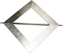 GARDINIA Dekoklammer Dekospange mit Stab Uranus Silber Metall Bild 2