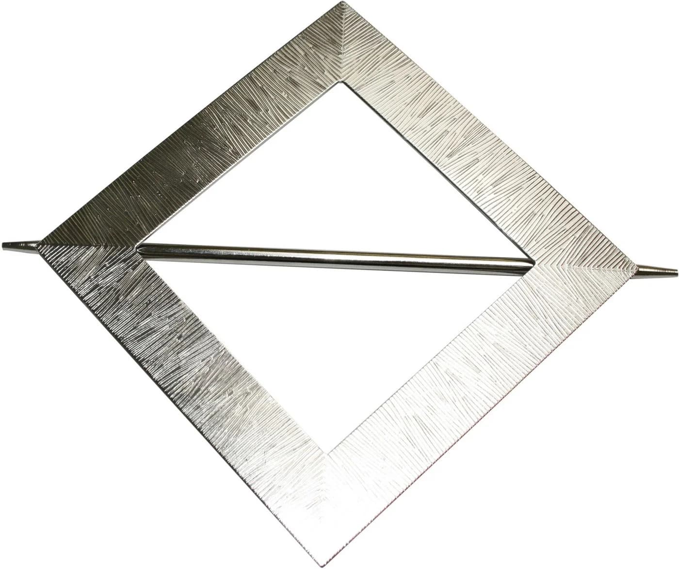 GARDINIA Dekoklammer Dekospange mit Stab Uranus Silber Metall - Bild 2