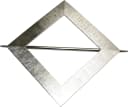 GARDINIA Dekoklammer Dekospange mit Stab Uranus Silber Metall Bild 5