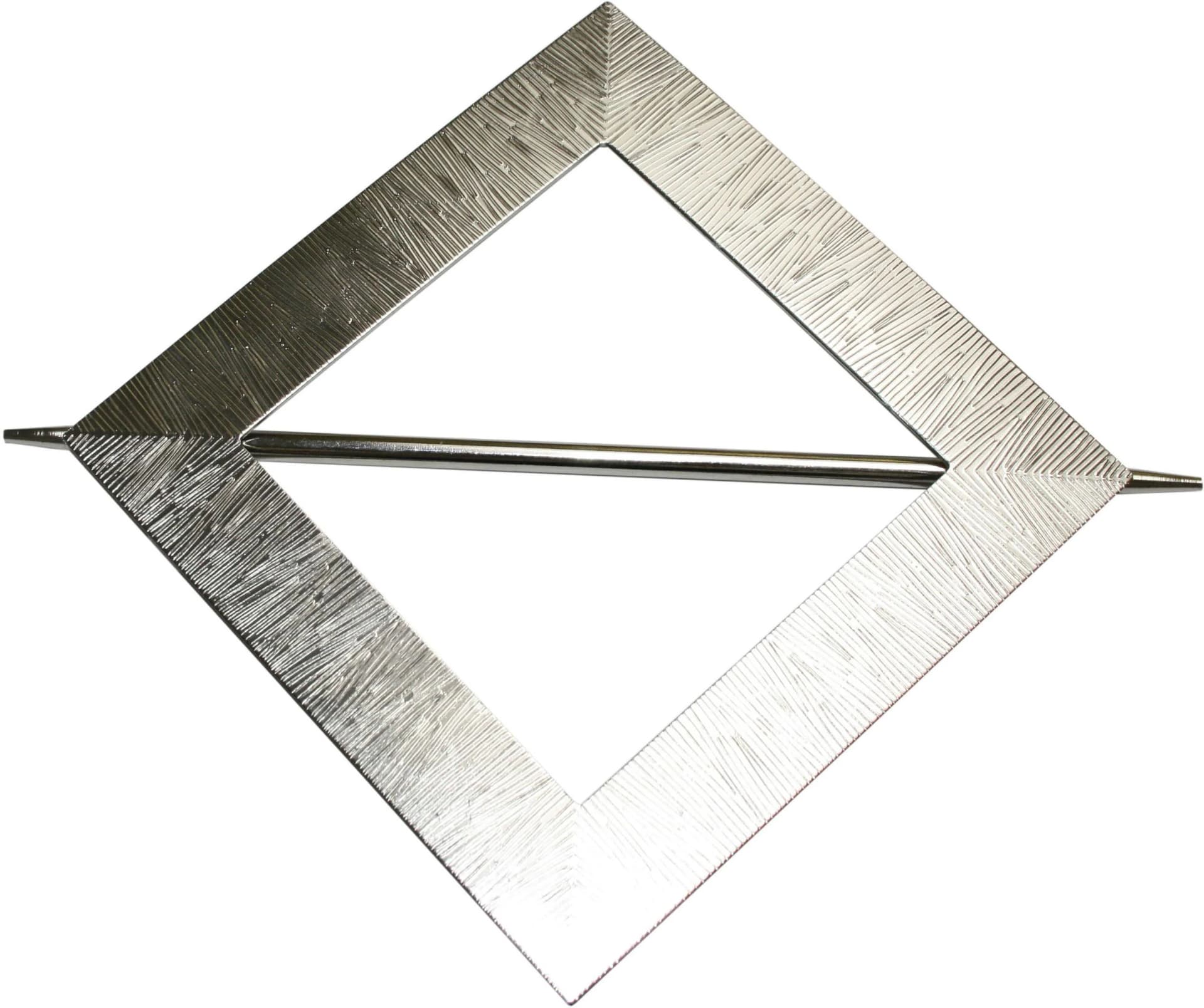 GARDINIA Dekoklammer Dekospange mit Stab Uranus Silber Metall - Bild 5