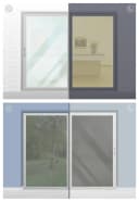 GARDINIA Fensterfolie Silber 90% UV-Schutz Blickdicht Bild 1