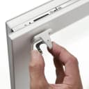 GARDINIA Sichtschutzbefestigung Klebeträger-Set für Aluminium-Jalousien Weiß Bild 3