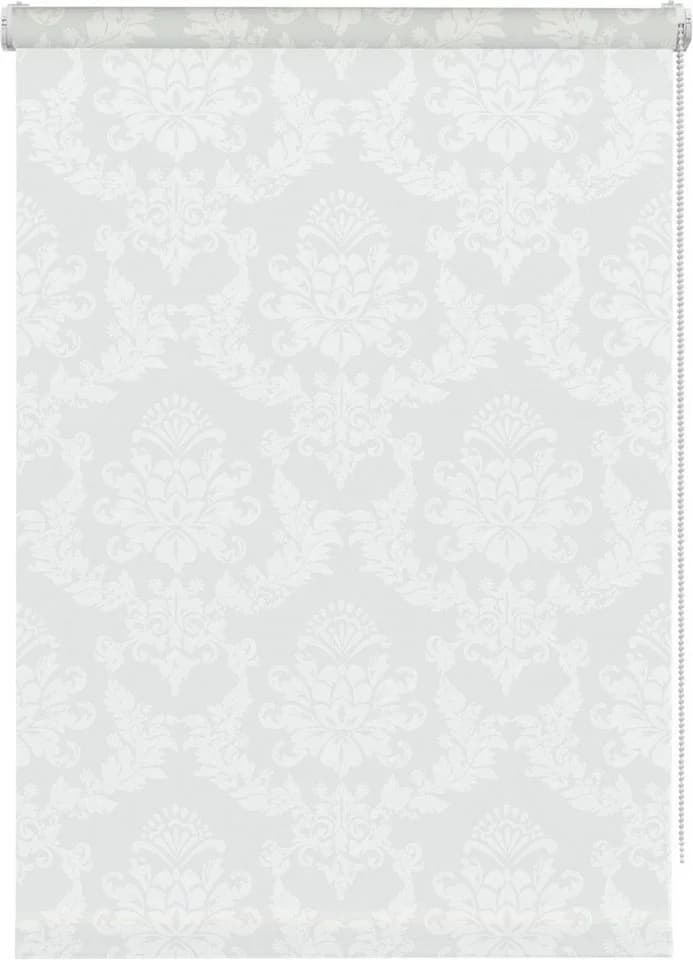 Gardinia Seitenzugrollo Ornament Weiß Polyester Lichtschutz - Bild 2
