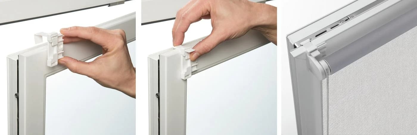 Gardinia EASYFIX Rollo Thermo Grau Verdunkelnd - Bild 5