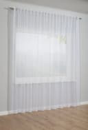 GARDINIA Voile Uni Gardine Weiß mit verdeckten Schlaufen Bild 1