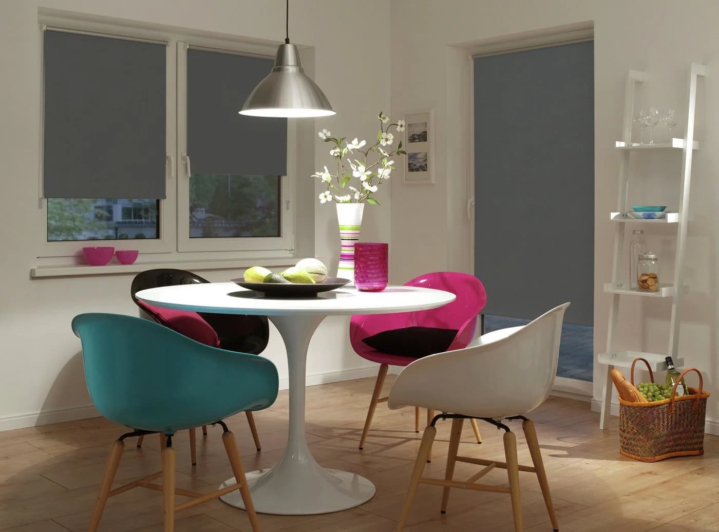 OTTO HOME Thermo Klemmrollo Anthrazit Energiesparend Verdunkelnd