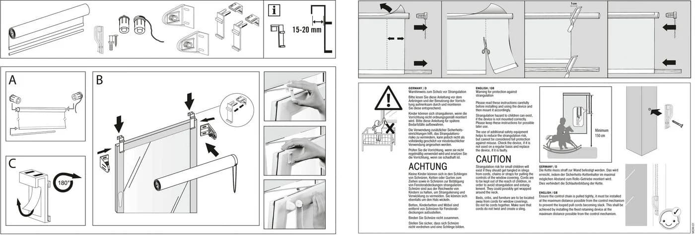 OTTO HOME Thermo Klemmrollo Anthrazit Energiesparend Verdunkelnd - Bild 5
