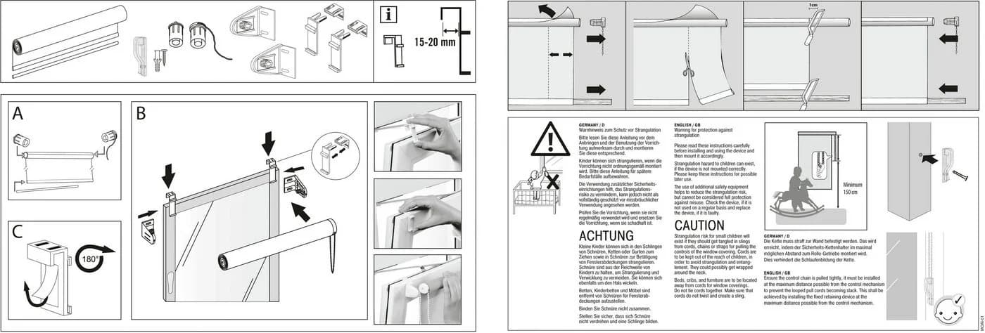 OTTO HOME Thermo Klemmrollo Anthrazit Verdunkelnd Energiesparend - Bild 5