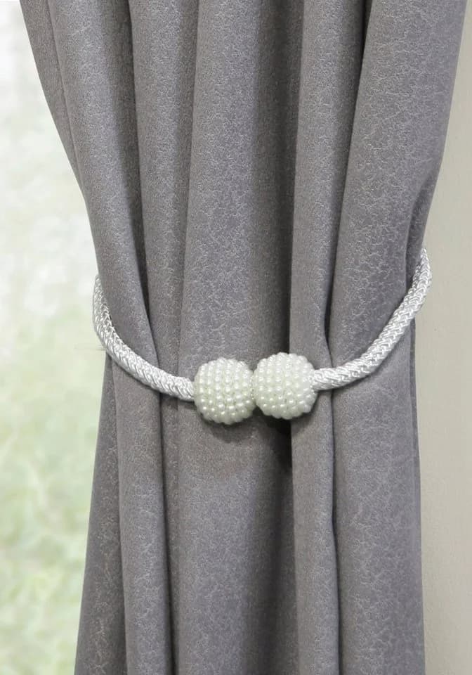 GARDINIA Raffhalter Flex-V mit Magnet Weiß 2-tlg - Bild 3