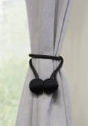 GARDINIA Raffhalter Flex-S mit Magnet 2-tlg. Schwarz Bild 3