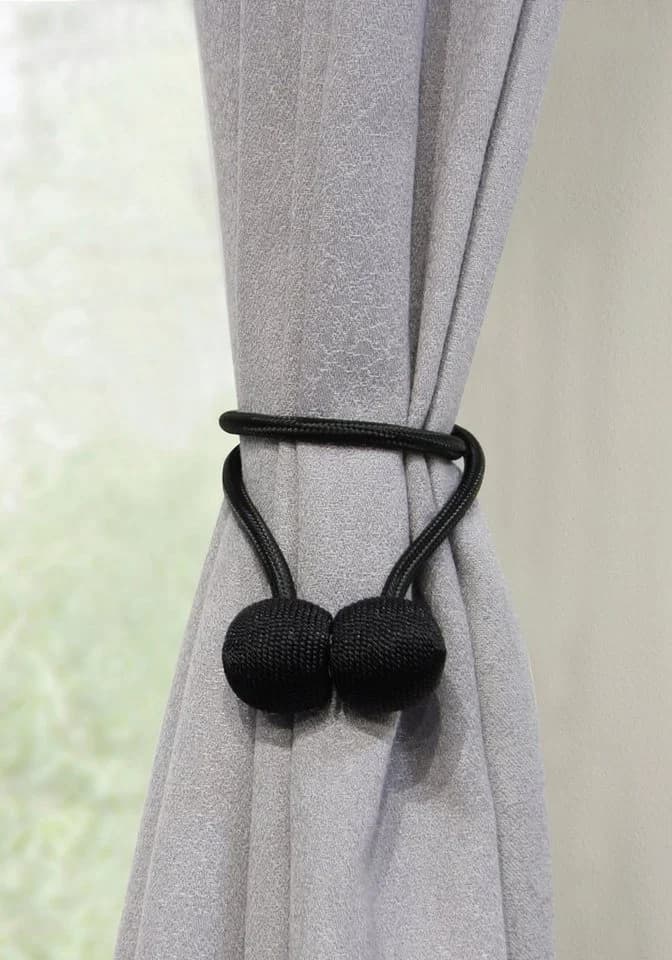 GARDINIA Raffhalter Flex-S mit Magnet 2-tlg. Schwarz - Bild 3
