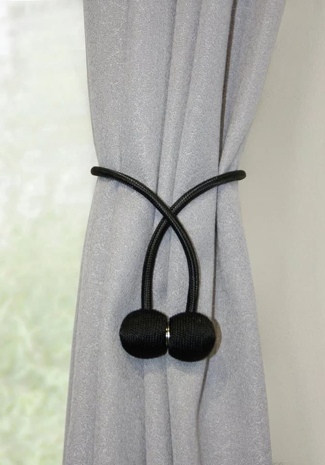 GARDINIA Raffhalter Flex-S mit Magnet 2-tlg. Schwarz - Bild 4