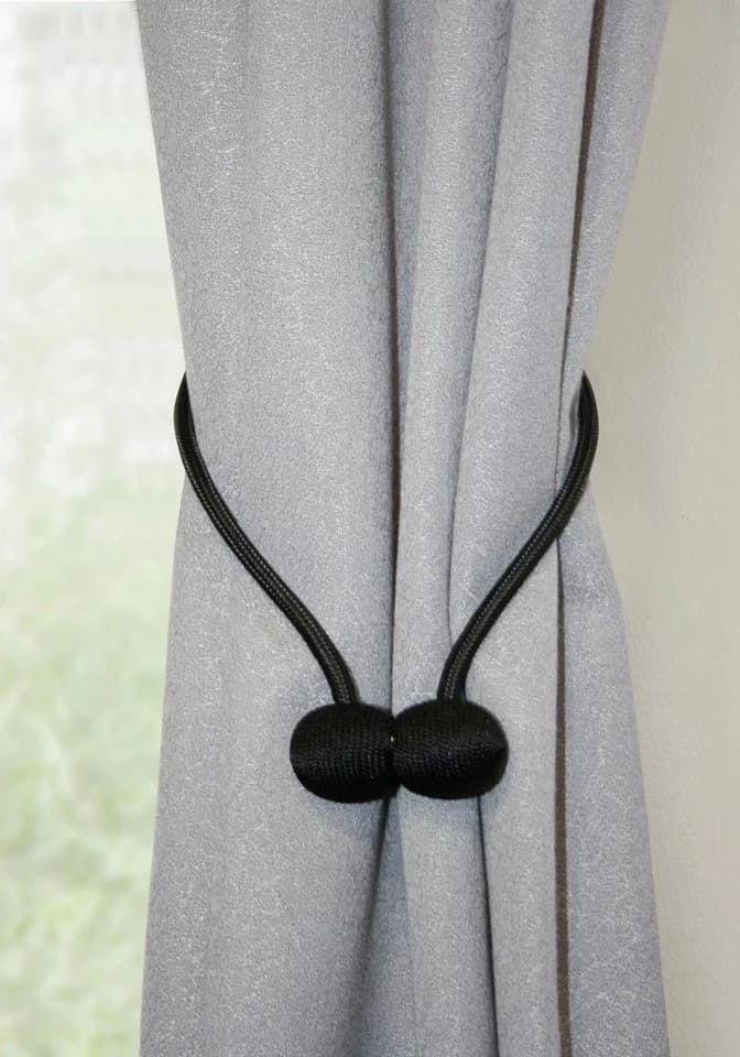 GARDINIA Raffhalter Flex-S mit Magnet 2-tlg. Schwarz - Bild 5