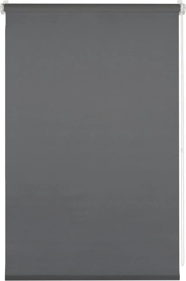 OTTO HOME Seitenzugrollo Uni Klemmrollo Anthrazit Polyester - Bild 2